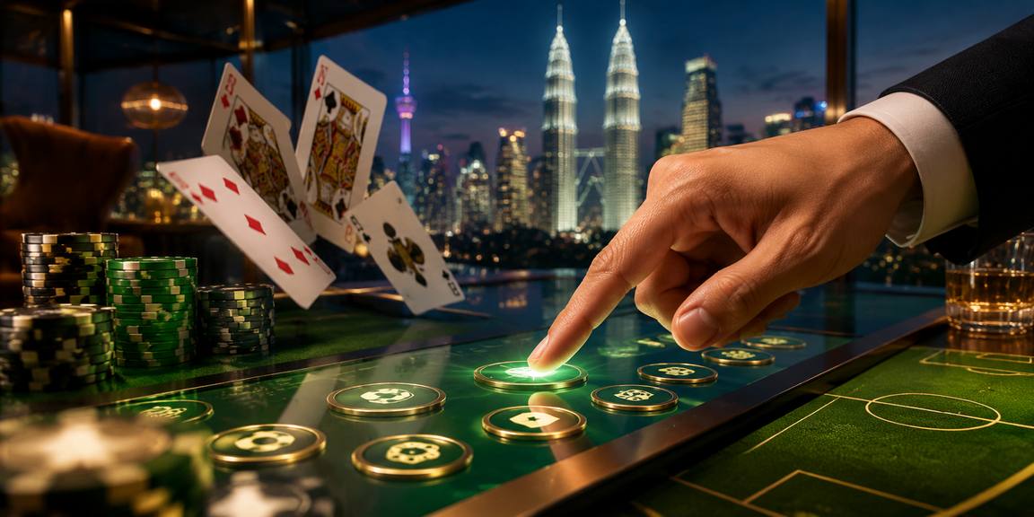 Buat akaun anda di online casinos dengan langkah mudah